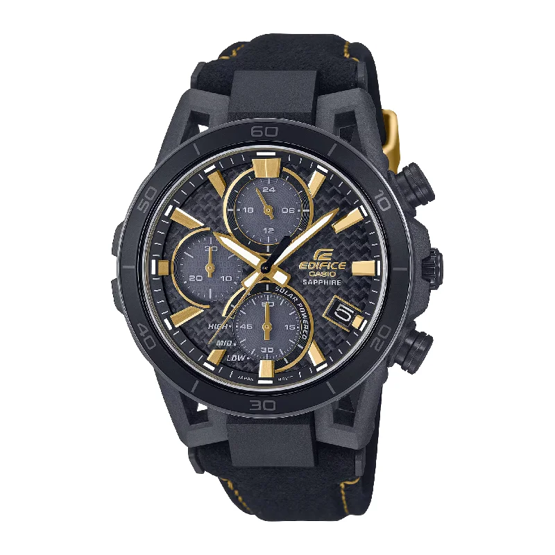 men's Cartier monogram engraving design watches -CASIO EDIFICE EFS-S640ZE-1ADR 50TH ANNIVERSARY EDITION MEN WATCH