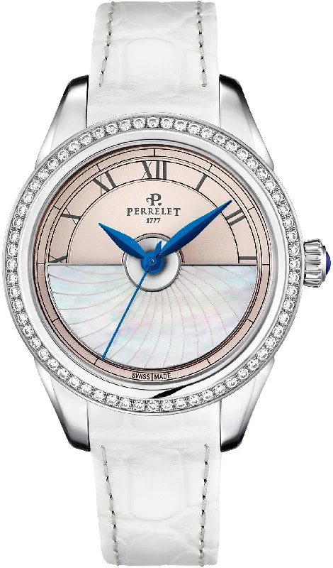 women's mechanical watches with BGW9 SuperLuminova design -Perrelet Watch Diamond Flower Amytis women's mechanical watches with BGW9 SuperLuminova design -Perrelet Watch Diamond Flower Amytis