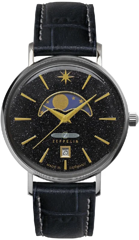 women's mechanical watches with manual display -Zeppelin Luna Ladies