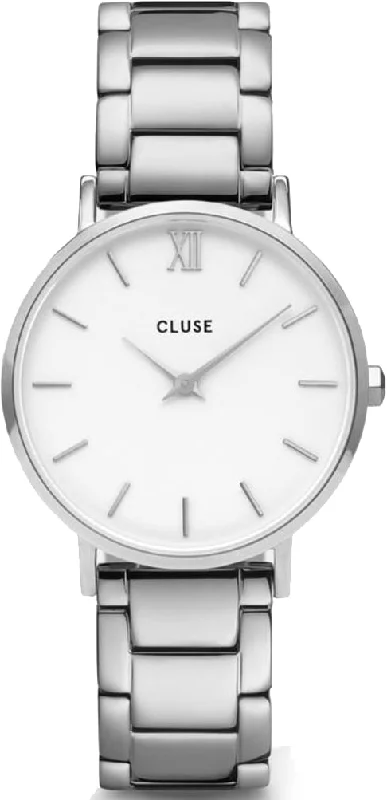 women's mechanical watches with chime display -Cluse Watch Minuit Ladies