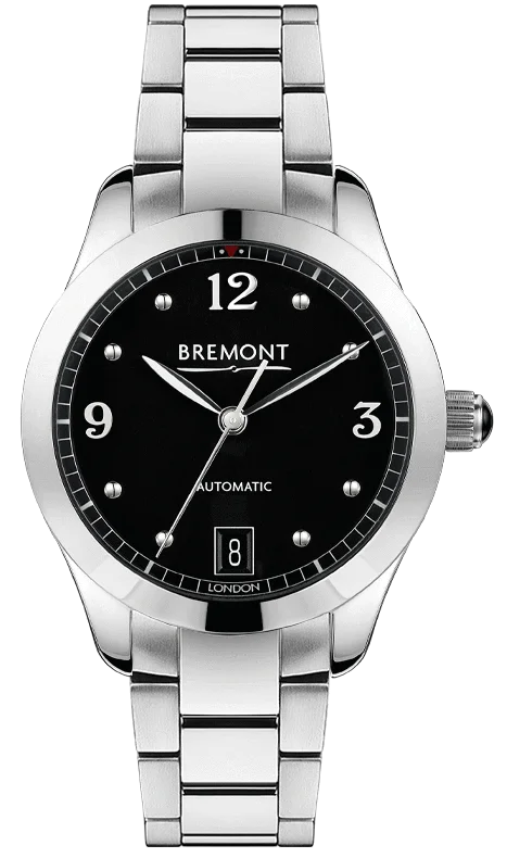 women's mechanical watches with Swiss SuperLuminova display function -Bremont Solo 34 Ladies