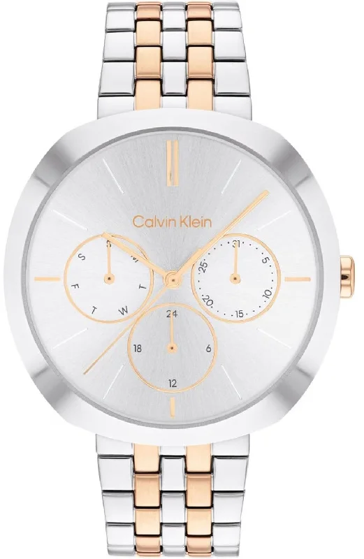 women's mechanical watches with automatic display -Calvin Klein CK Shape Ladies