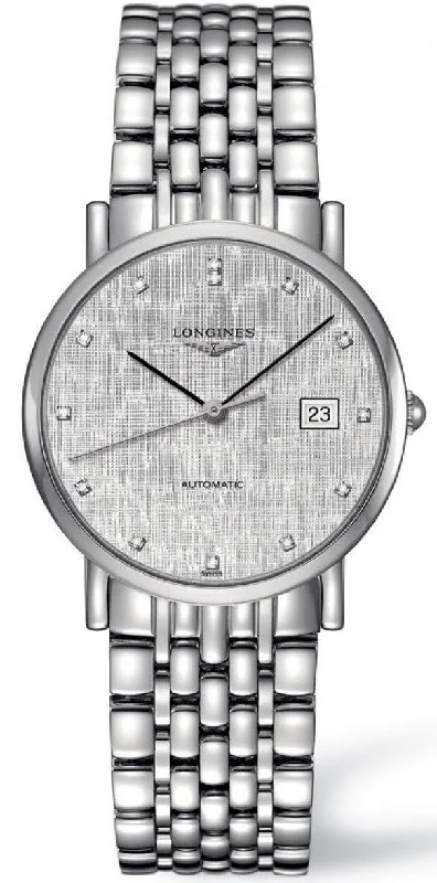 women's Longines cyclops design for precision -Longines Watch Elegant Collection Ladies