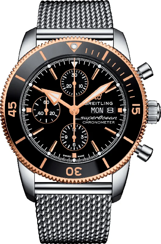 men's chronograph watches for swimmers -Breitling Superocean Heritage II Chronograph 44 D men's chronograph watches for swimmers -Breitling Superocean Heritage II Chronograph 44 D