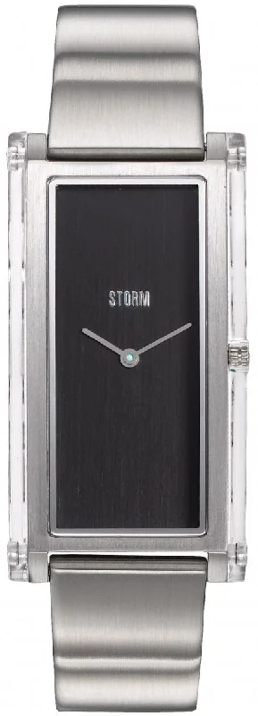 women's Storm with nylon straps -Storm Watch Plexia Black