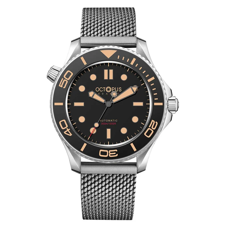 men's dive watches with manual style -Octopus Kraken 007 Edition NTTD Automatic Dive Watch