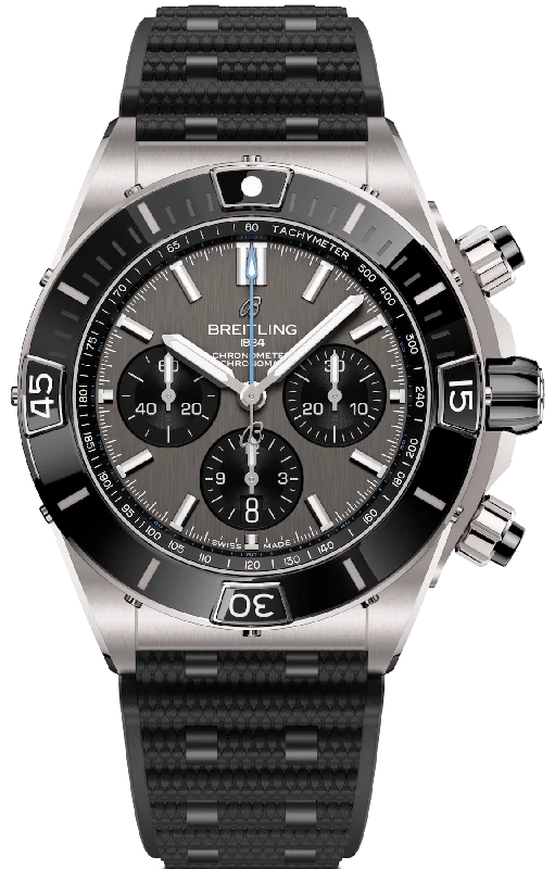 men's mechanical watches with collector's edition design -Breitling Super Chronomat Titanium B01 44 Rubber men's mechanical watches with collector's edition design -Breitling Super Chronomat Titanium B01 44 Rubber