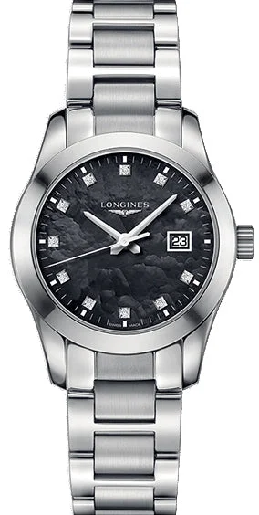 women's Longines custom engraving display function -Longines Conquest Classic Ladies women's Longines custom engraving display function -Longines Conquest Classic Ladies