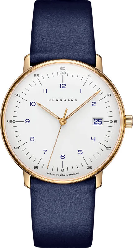women's Junghans date magnifier watches -Junghans Watch Max Bill Ladies D