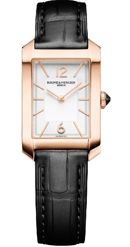women's mechanical watches with stopwatch display function -Baume et Mercier Hampton Quartz 18K Pink Gold