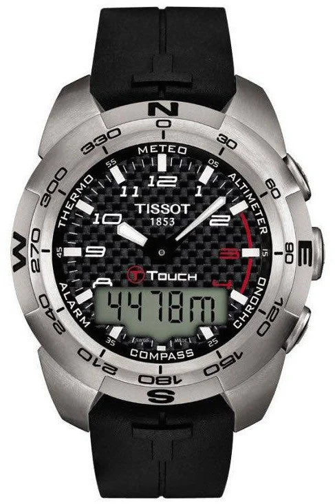 Mens Smart Watches Retailer-Tissot Watch T-Touch Expert Titanium