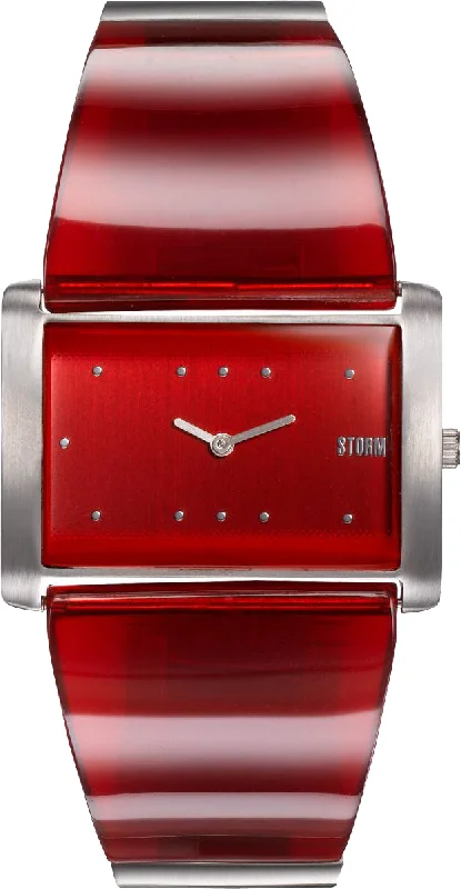 women's Storm Japanese SuperLuminova watches -Storm Watch Trexa Red