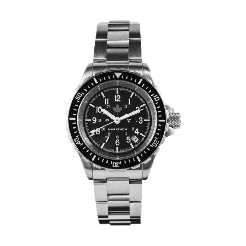 sapphire-crystal dress watches-Large Diver's Automatic (GSAR) Grey Maple Markings - 41mm