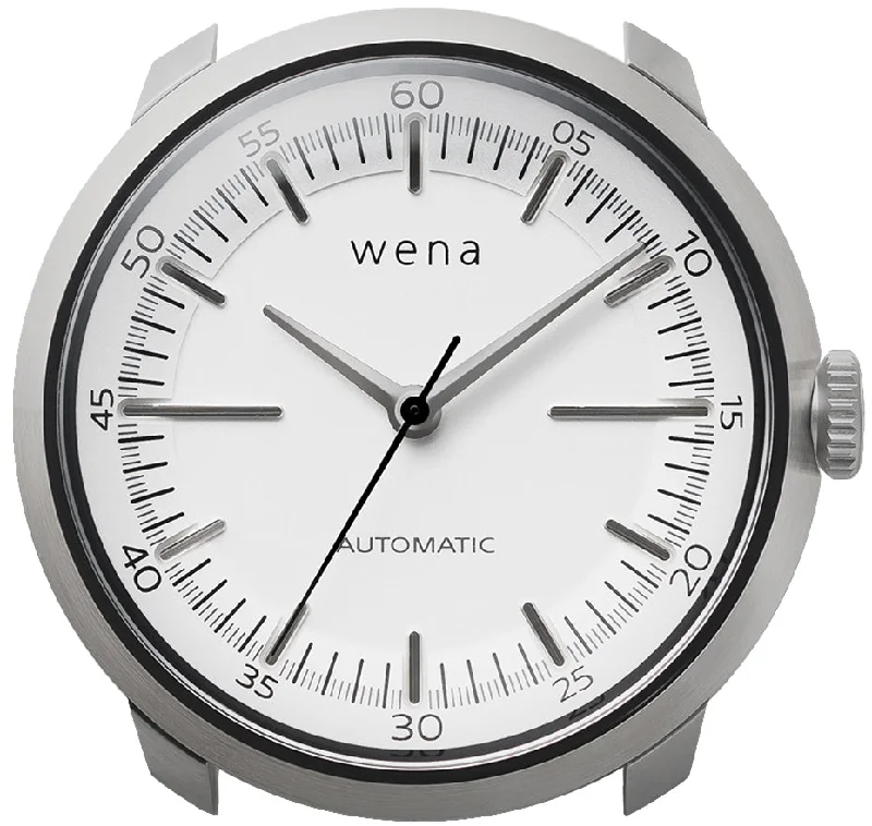 Mens Smart Watches Social Media Alerts-Wena By Sony Watch Head Mechanical White