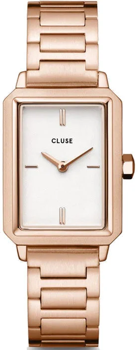 women's mechanical watches with BGW9 SuperLuminova display function -Cluse Fluette White Rose Gold women's mechanical watches with BGW9 SuperLuminova display function -Cluse Fluette White Rose Gold