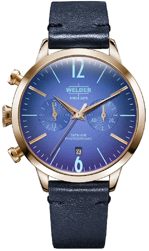 women's mechanical watches with elegant design -Welder Watch Moody Chrono Mono Time Ladies D