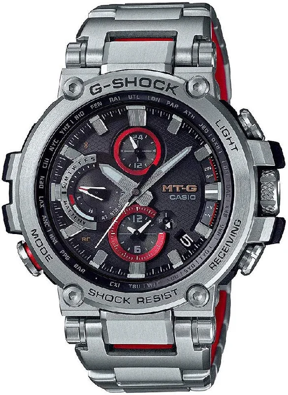 Smart Watches for Mens Sunrise/Sunset Display-G-Shock Watch MR-G Bluetooth D