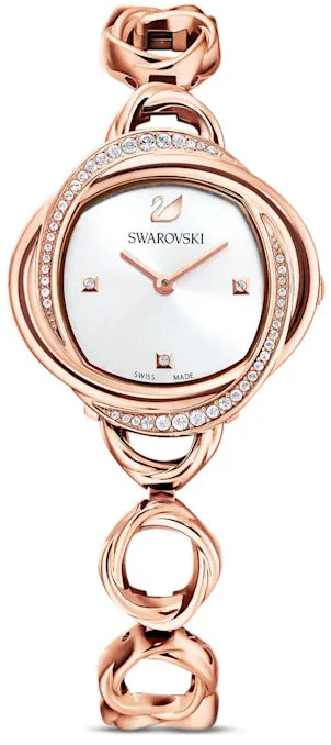 women's mechanical watches with monogram engraving design -Swarovski Crystal Flower Bracelet women's mechanical watches with monogram engraving design -Swarovski Crystal Flower Bracelet