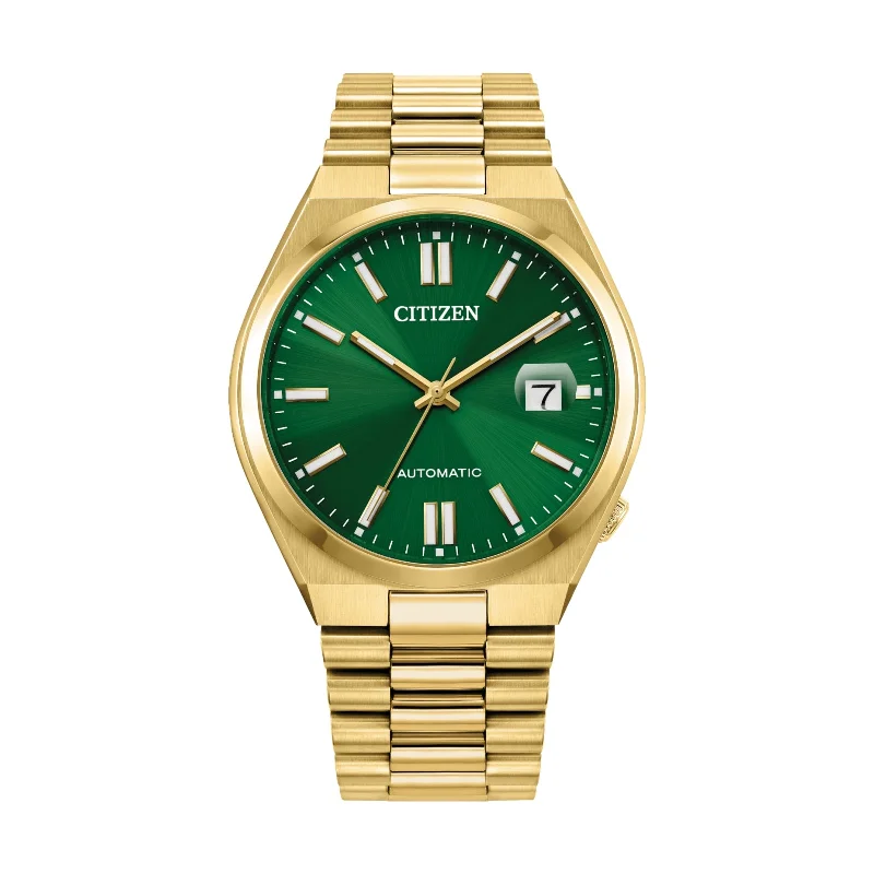 men's solar dive watches -Tsuyosa Green Dial, 40 mm