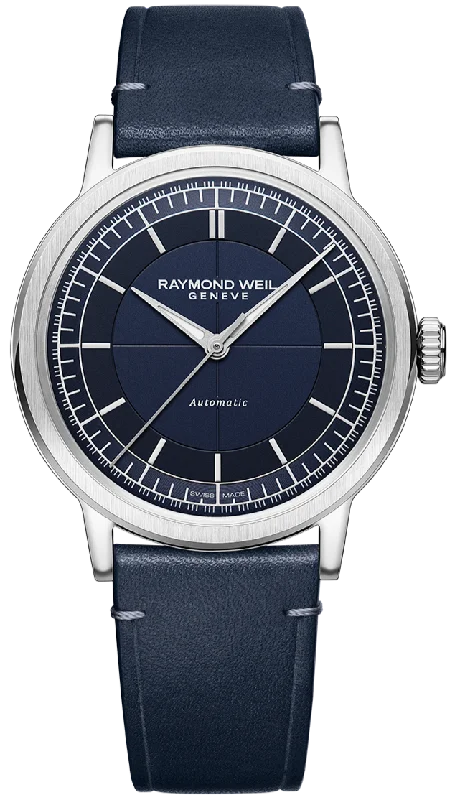 men's mechanical watches with kinetic style design for efficiency -Raymond Weil Millesime