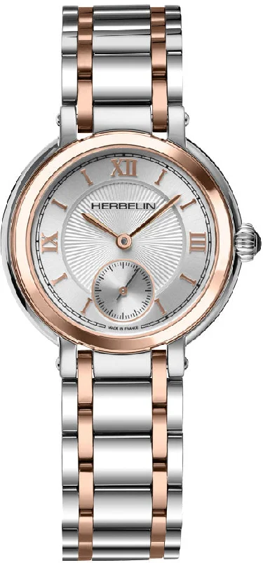 women's mechanical watches with luminescent design -Herbelin Galet Ladies
