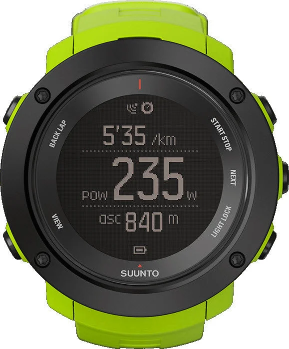 Mens Smart Watches Noise Cancellation-Suunto Watch Ambit3 Verticle Lime