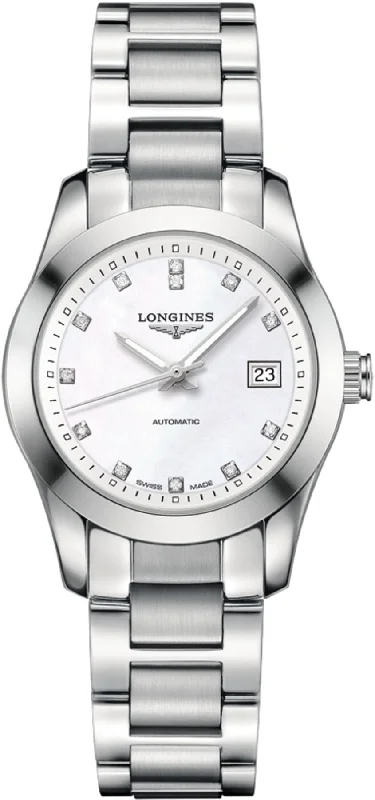women's Longines corrosion-resistant design for durability -Longines Watch Conquest Ladies women's Longines corrosion-resistant design for durability -Longines Watch Conquest Ladies