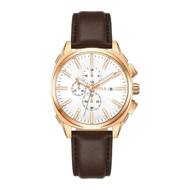 men's digital watches with Japanese SuperLuminova style design -SOLVIL ET TITUS MODERNIST W06-03308-006 CHRONOGRAPH QUARTZ MEN WATCH