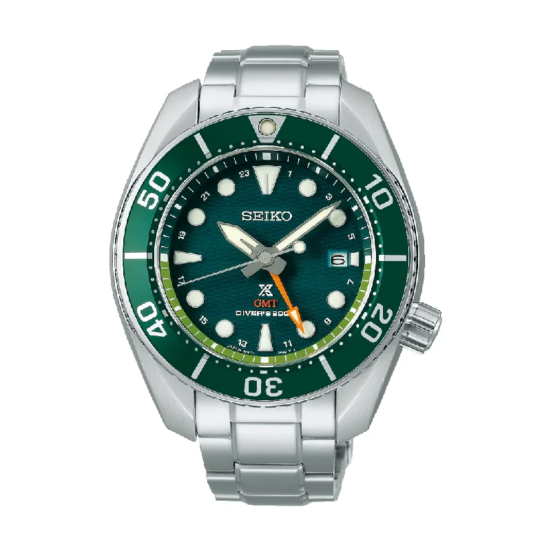 men's dive watches with perpetual calendar -SEIKO PROSPEX SFK003J1 SEASCAPE SUMO SOLAR GMT DIVER MEN WATCH