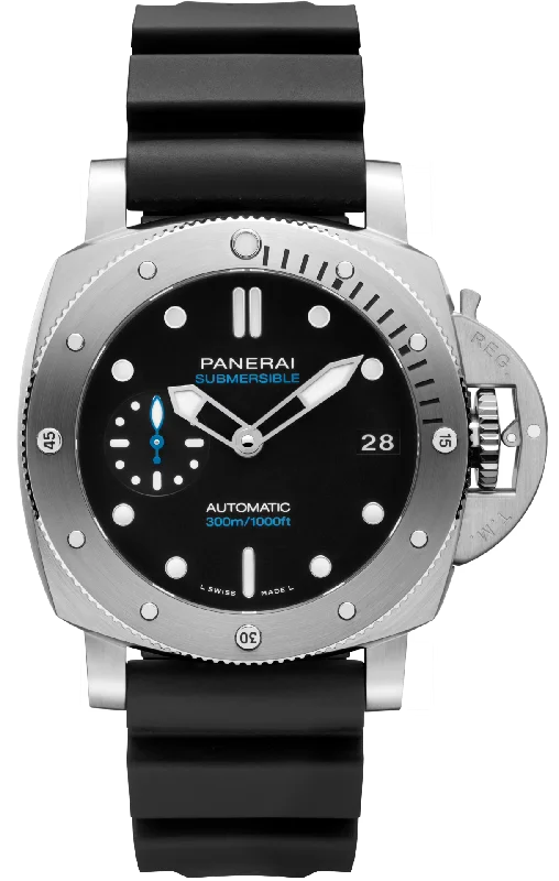 men's mechanical watches with hand-wound design -Panerai Submersible