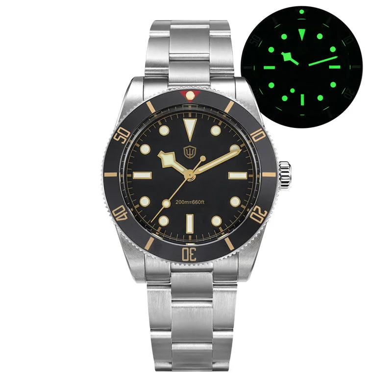men's dive watches with domed glass -★Spring Sale★Watchdives WD7922 37mm VH31 Watch