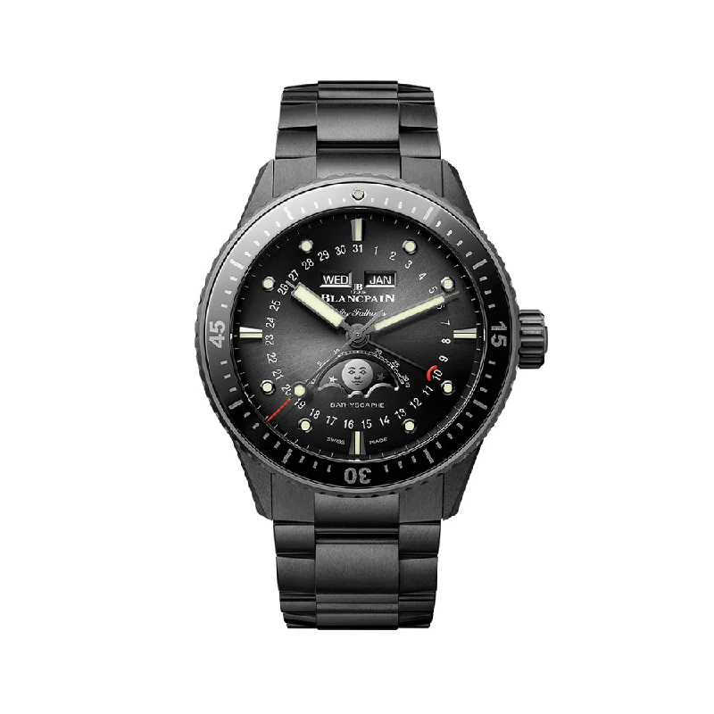 men's digital watches with chime style design -Fifty Fathoms Bathyscaphe Quantième Complet Phases de Lune Ceramic 43.6mm - Black on Ceramic Bracelet men's digital watches with chime style design -Fifty Fathoms Bathyscaphe Quantième Complet Phases de Lune Ceramic 43.6mm - Black on Ceramic Bracelet