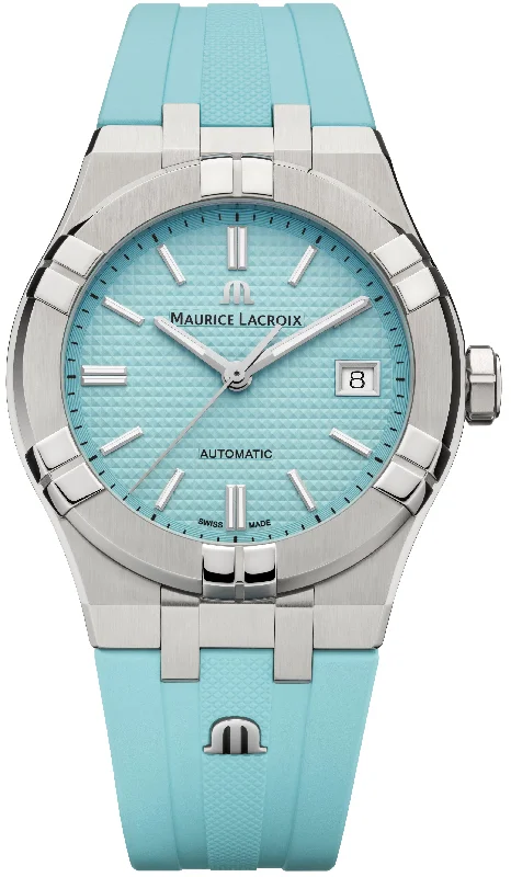 men's mechanical watches with corrosion-resistant design -Maurice Lacroix Aikon Turquoise 39mm Limited Edition men's mechanical watches with corrosion-resistant design -Maurice Lacroix Aikon Turquoise 39mm Limited Edition