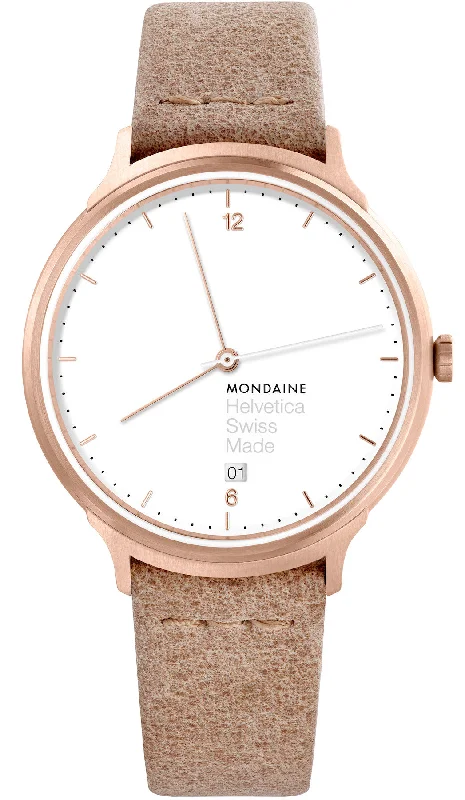 Women Mondaine watches with minimalist design -Mondaine Helvetica No1 Light D
