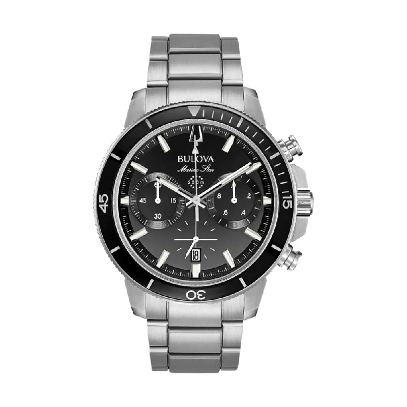men's field watches for military personnel -Marine Star Black Dial