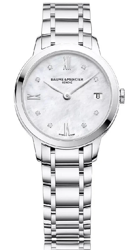 women's mechanical watches with timer design -Baume et Mercier Watch Classima D