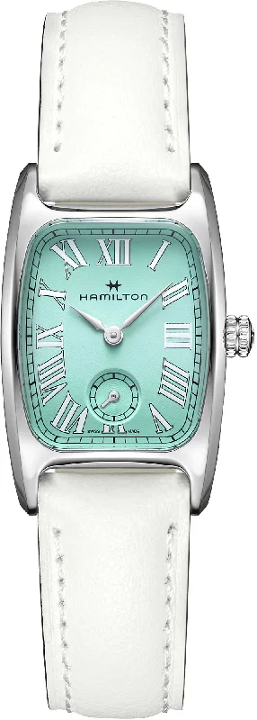 women's Hamilton tritium watches -Hamilton Watch American Classic Boulton Small Second Turquoise