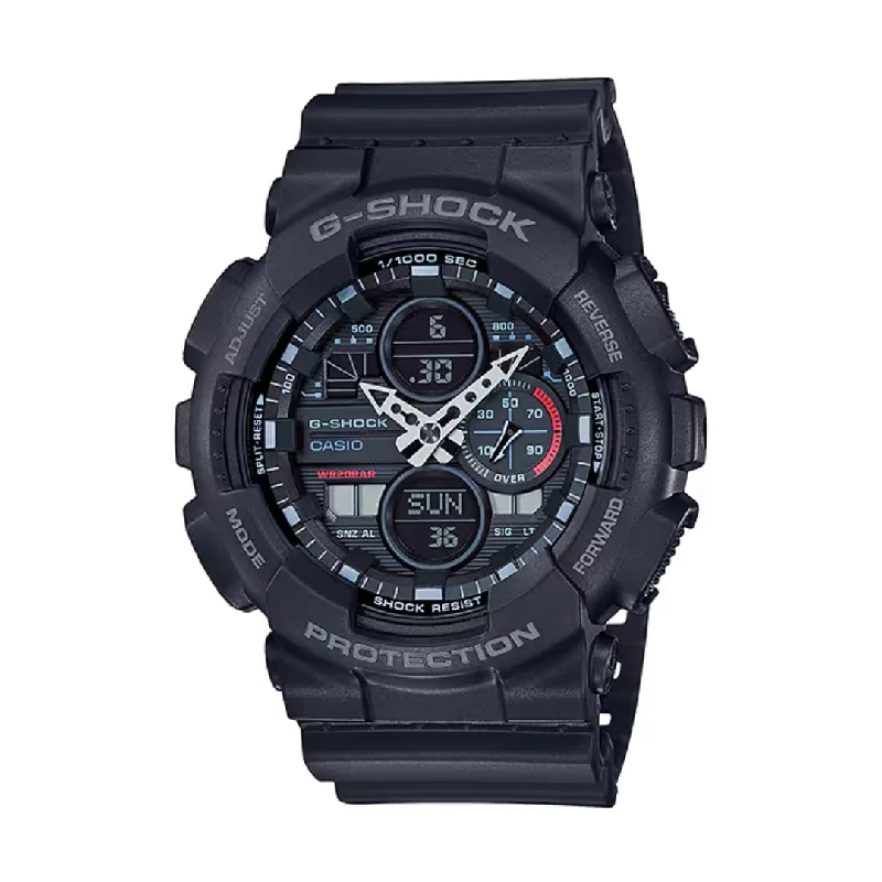 men's Cartier perpetual calendar design watches -CASIO G-SHOCK GA-140-1A1DR STANDARD ANALOG-DIGITAL BLACK WATCH men's Cartier perpetual calendar design watches -CASIO G-SHOCK GA-140-1A1DR STANDARD ANALOG-DIGITAL BLACK WATCH