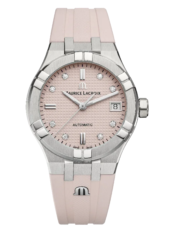 Fashion trends featuring women's Maurice Lacroix watches -Maurice Lacroix Aikon Pink 35mm Limited Edition Fashion trends featuring women's Maurice Lacroix watches -Maurice Lacroix Aikon Pink 35mm Limited Edition