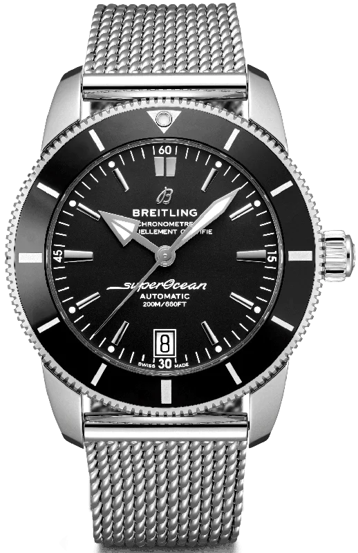 men's mechanical watches with manual display function -Breitling Superocean Heritage II B20 Automatic 42 Steel D