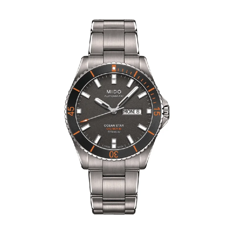 men's pilot watches with modern design -Ocean Star Captain Titanium