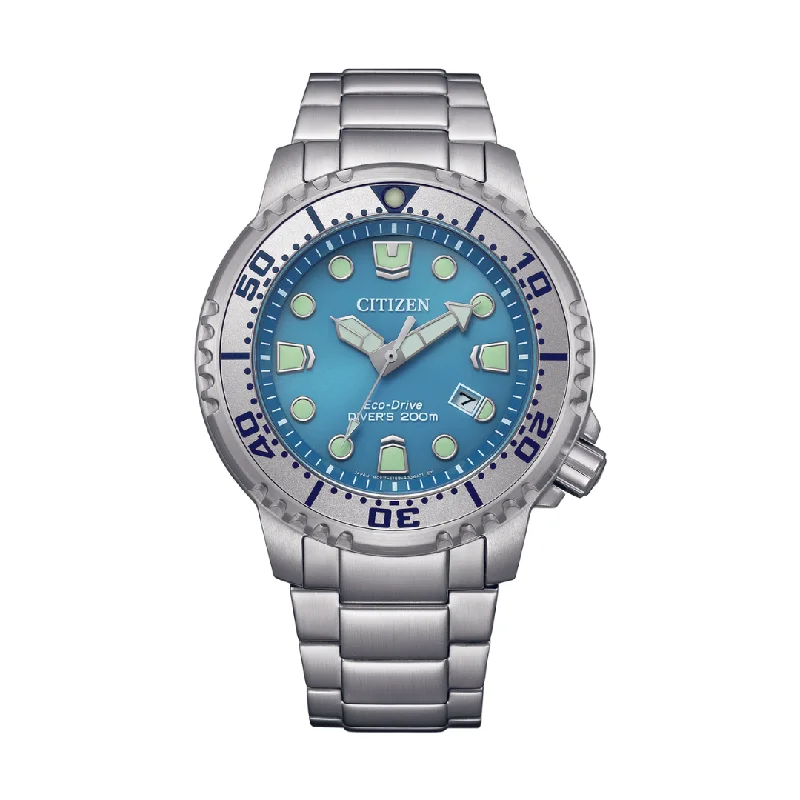 men's dive watches with date magnifier -CITIZEN BN0165-55L PROMASTER ECO-DRIVE 200M DIVER MEN WATCH