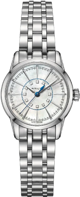 women's Hamilton vibration alert watches -Hamilton Watch American Classic Rail Road Lady Quartz