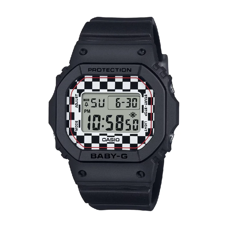 women's Casio double-domed design watches -CASIO BABY-G BGD-565GS-1DR STANDARD DIGITAL BLACK WATCH women's Casio double-domed design watches -CASIO BABY-G BGD-565GS-1DR STANDARD DIGITAL BLACK WATCH