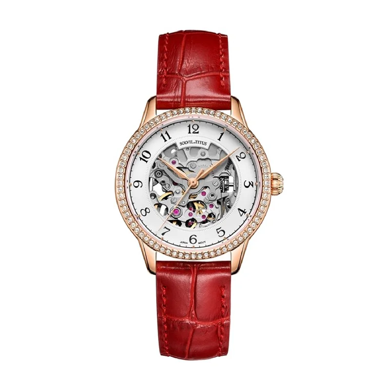 women's mechanical watches with hand-wound design -SOLVIL ET TITUS CLASSIC W06-03235-005 3 HANDS AUTOMATIC WOMEN WATCH women's mechanical watches with hand-wound design -SOLVIL ET TITUS CLASSIC W06-03235-005 3 HANDS AUTOMATIC WOMEN WATCH