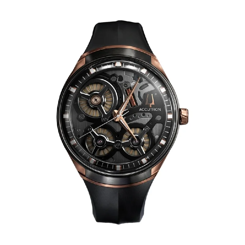 men's dive watches with quick-release straps -ElectroStatic Spaceview DNA Rose Gold-Tone Accents men's dive watches with quick-release straps -ElectroStatic Spaceview DNA Rose Gold-Tone Accents