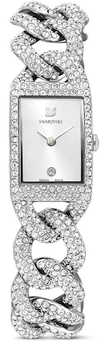 women's mechanical watches with metal style straps -Swarovski Cocktail Full Pave Bracelet