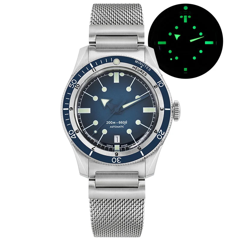 men's dive watches with water-resistant design -IXDAO 5305 Elegant Professional Dive Watch - New Dial