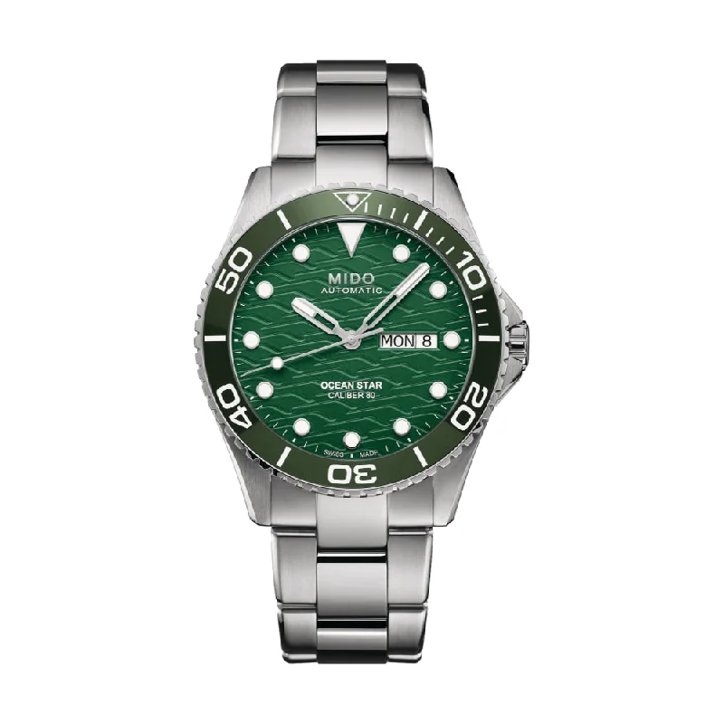 men's GMT watches with GMT function -Ocean Star 200C Green