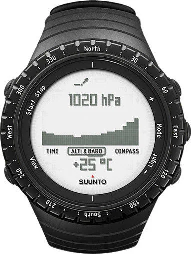 Mens Smart Watch Parts-Suunto Watch Core Regular Black